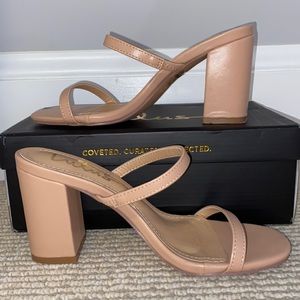 Lulus tan sandal heel